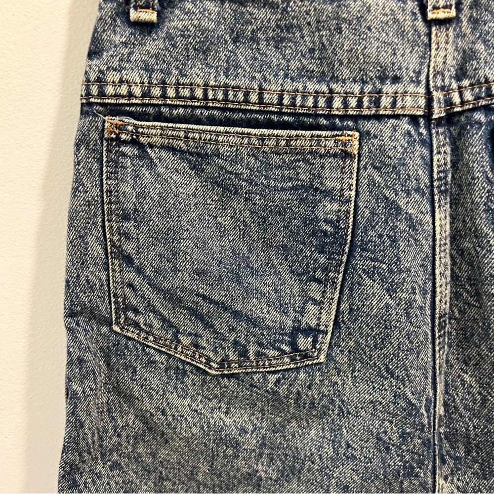 Vintage Roberto Orsini Denim Skirt 7/8 acid wash 80s jean - Picture 8 of 12
